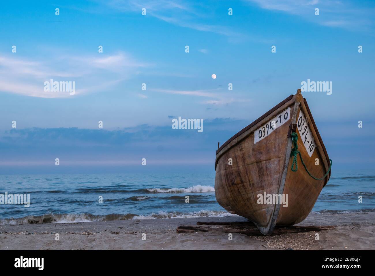 Foto scattata sulla spiaggia selvaggia di Corbu, Constanta, Romania. Nikon D3300, obiettivo kit 18/55 Foto Stock
