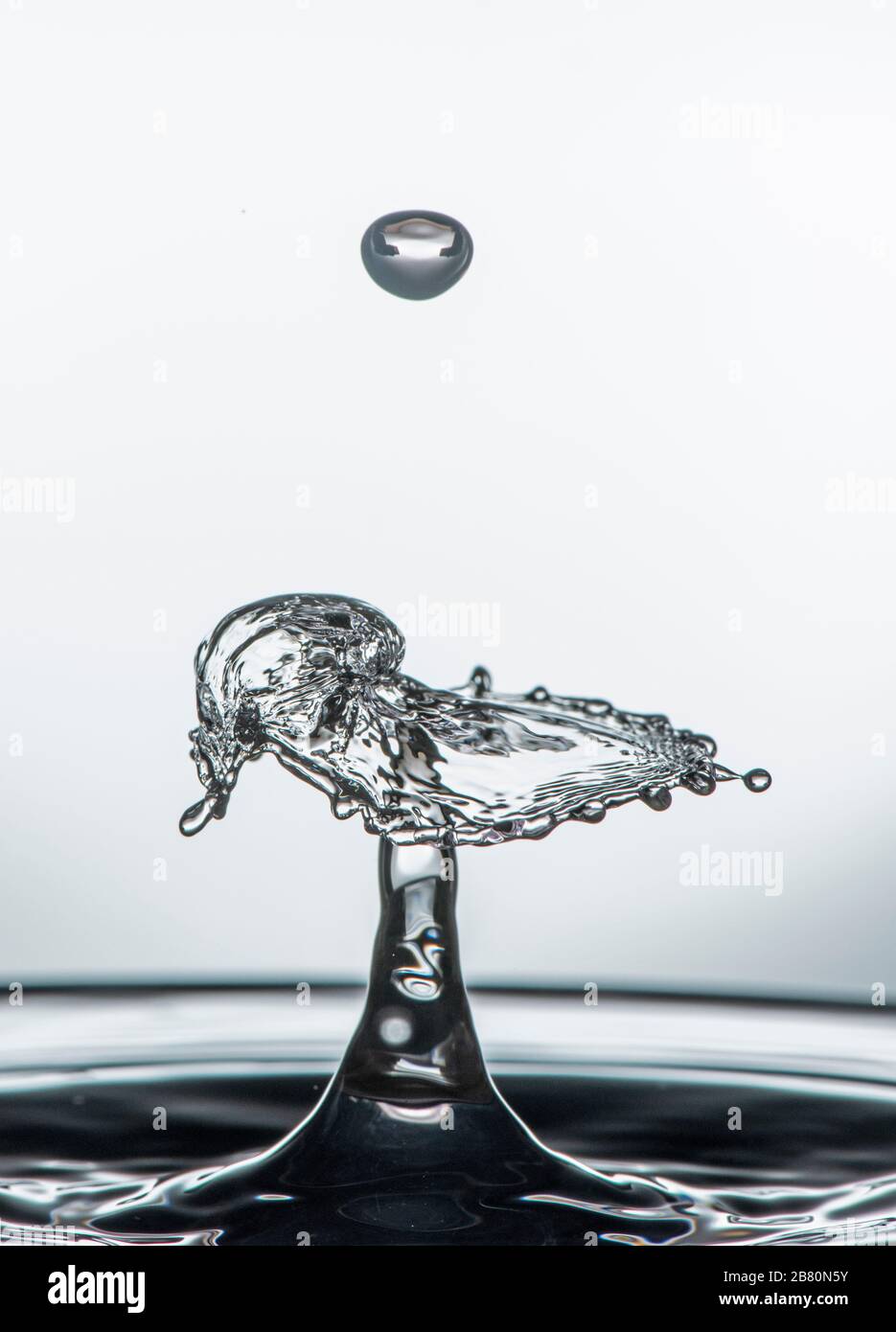 Spruzzi D'Acqua. Flash ad alta velocità. Foto Stock