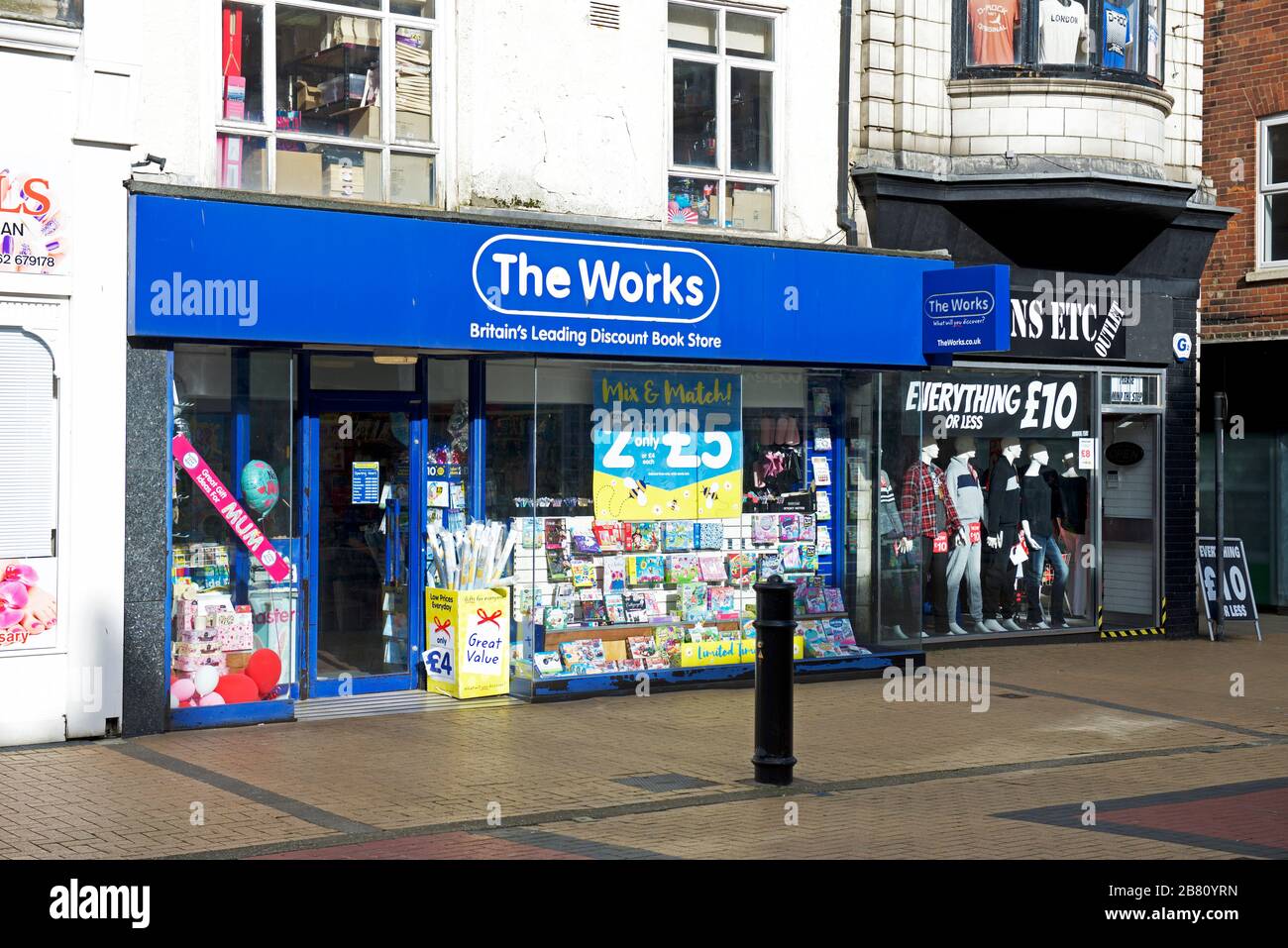 Filiale dei lavori, a Bridlington, East Yorkshire, Inghilterra Regno Unito Foto Stock