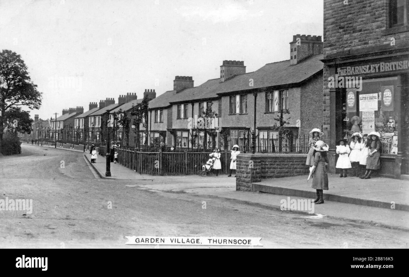 thurnscoe villaggio co-op Foto Stock