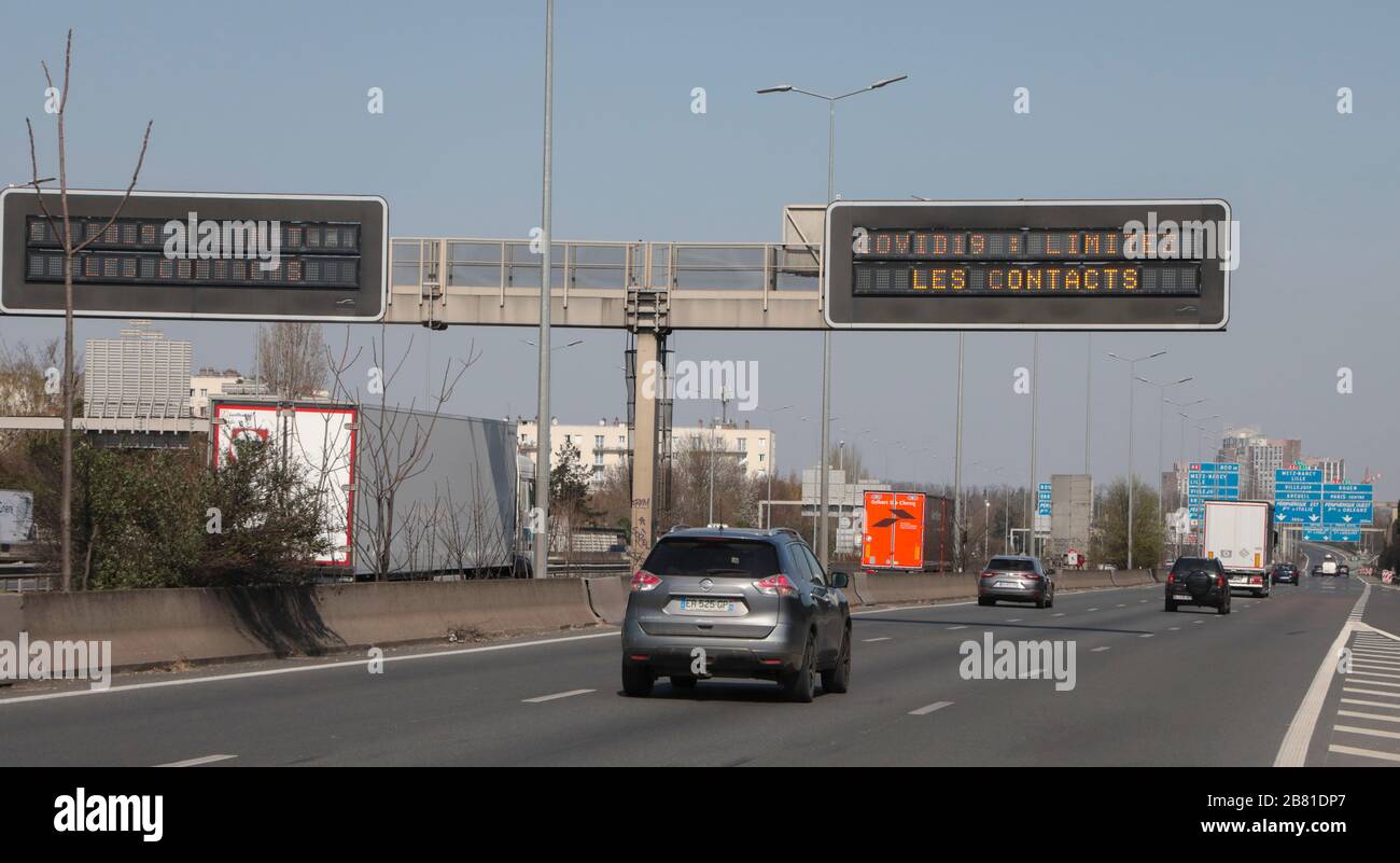 AEROPORTO DI ORLY CORONAVIRUS 2A CHIUSO Foto Stock