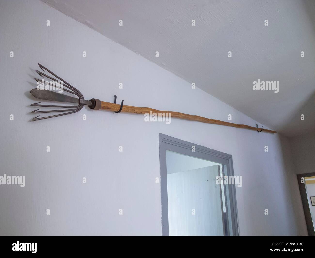 Interno del luogo di nascita di John Adams in Quincy Massachusetts Foto Stock