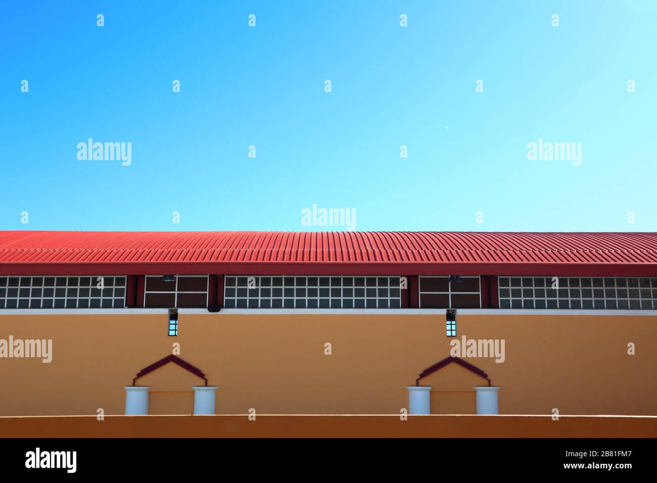 Costruzione di impianti per deposito ed eventi nazionali Foto Stock