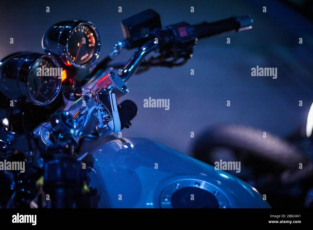 Tbilisi, Georgia 19 luglio 2019 Suzuki Bandit costruito su misura Foto Stock