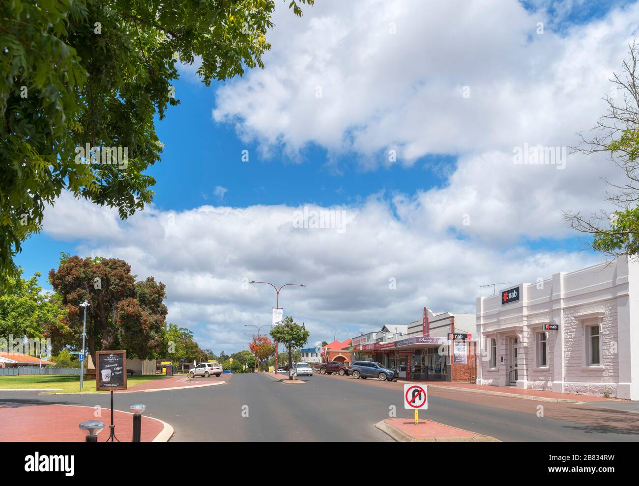 Giblett Street nel centro della città, Manjimup, Australia Occidentale, Australia Foto Stock