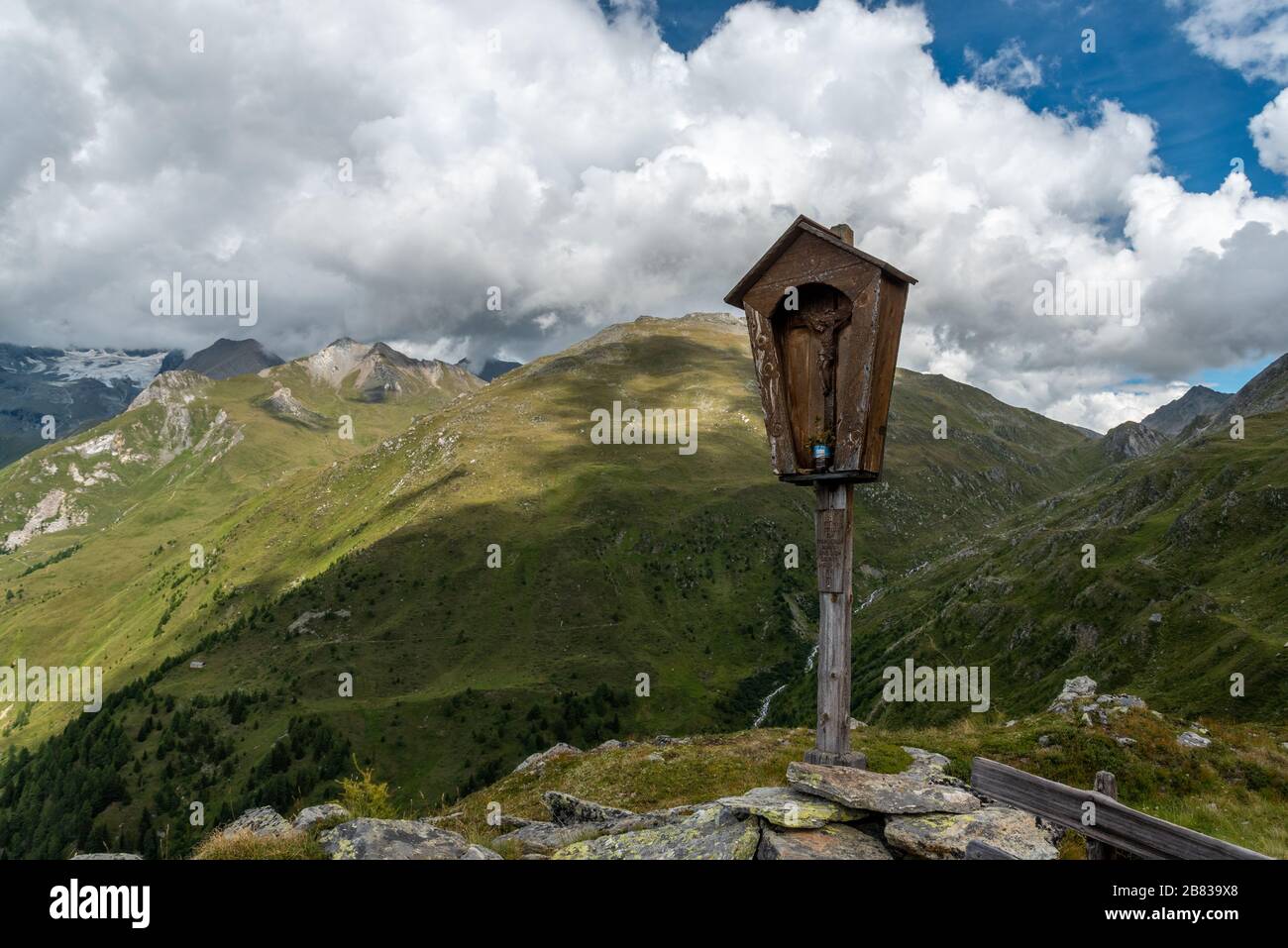 Escursioni intorno al Monte Grossglockner nei Parchi nazionali dell'Alto Tauern, Austria/Europa Foto Stock