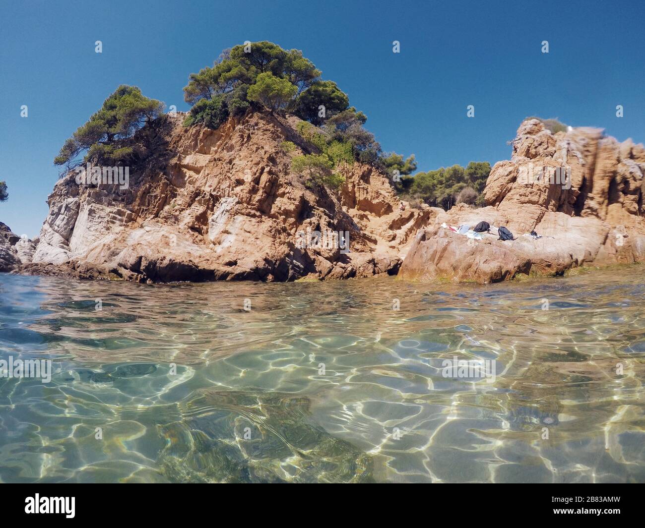 Immersioni in acqua Foto Stock