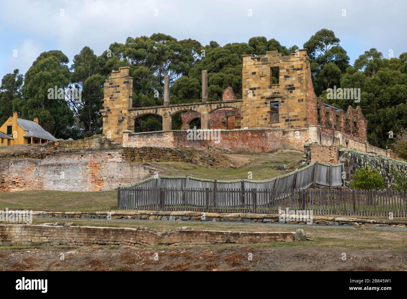 Vecchia prigione britannica in Tasmania Australia Foto Stock