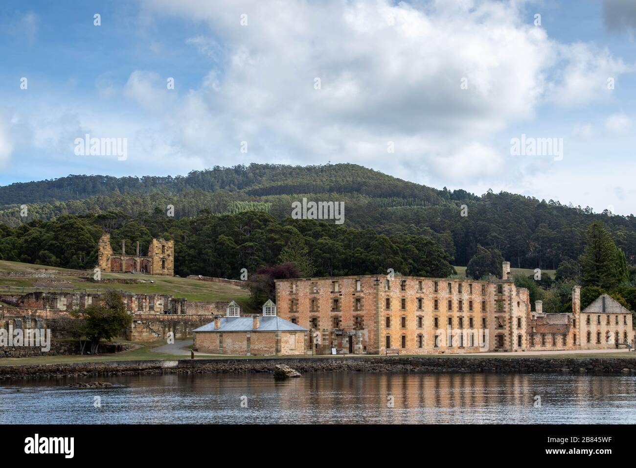 Vecchia prigione britannica in Tasmania Australia Foto Stock