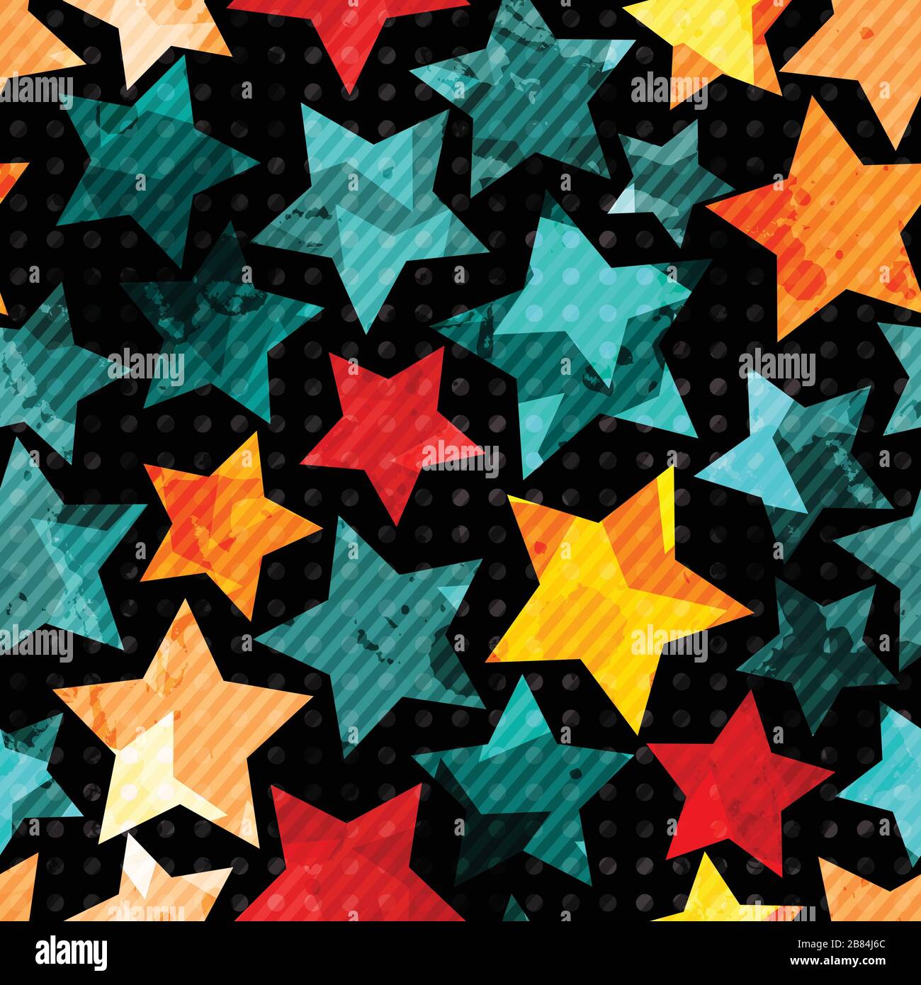 stelle astratte senza cuciture Illustrazione Vettoriale