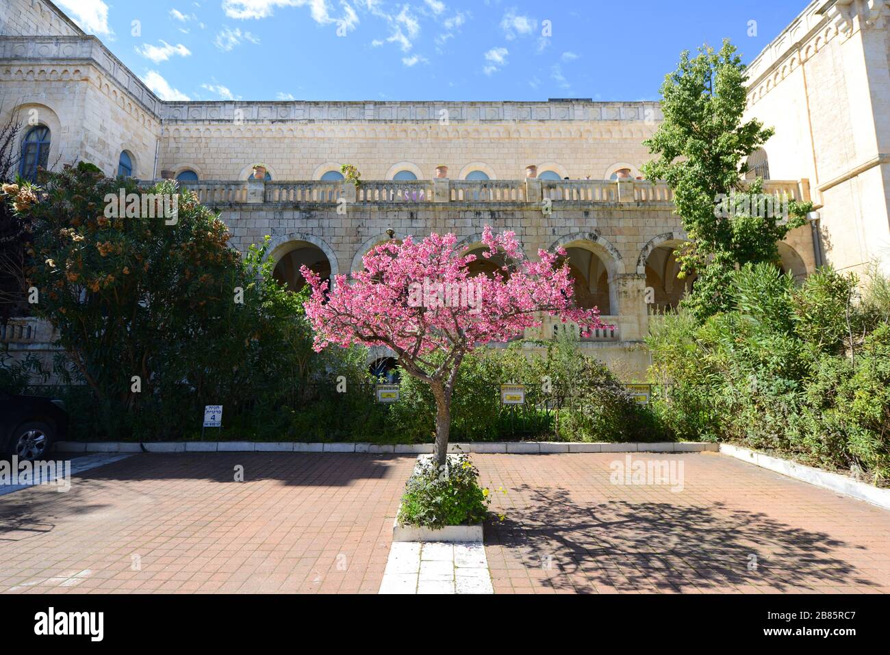 Monastero di Ratisbonne a Gerusalemme, Israele. Foto Stock