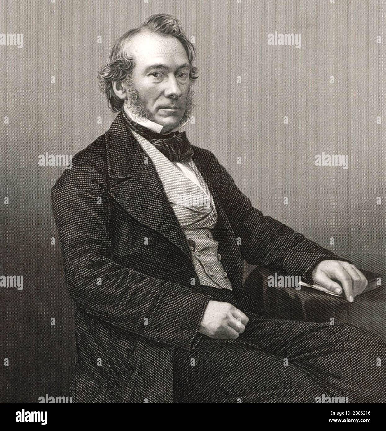 RICHARD COBDEN (1804-1865) fabbricante inglese, statista liberale e avvocato anti-legge Corn. Foto Stock