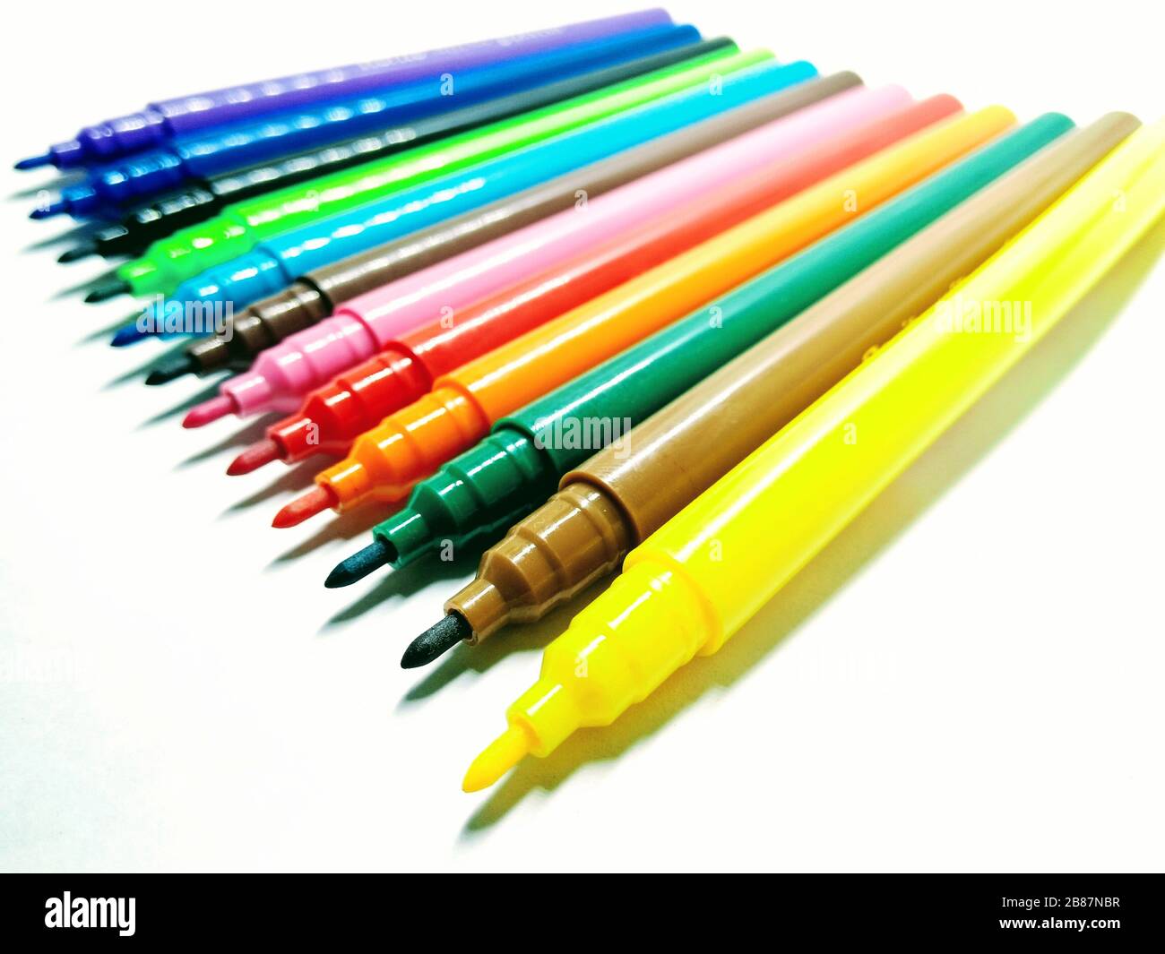 Un'immagine dei colori dello schizzo Foto Stock