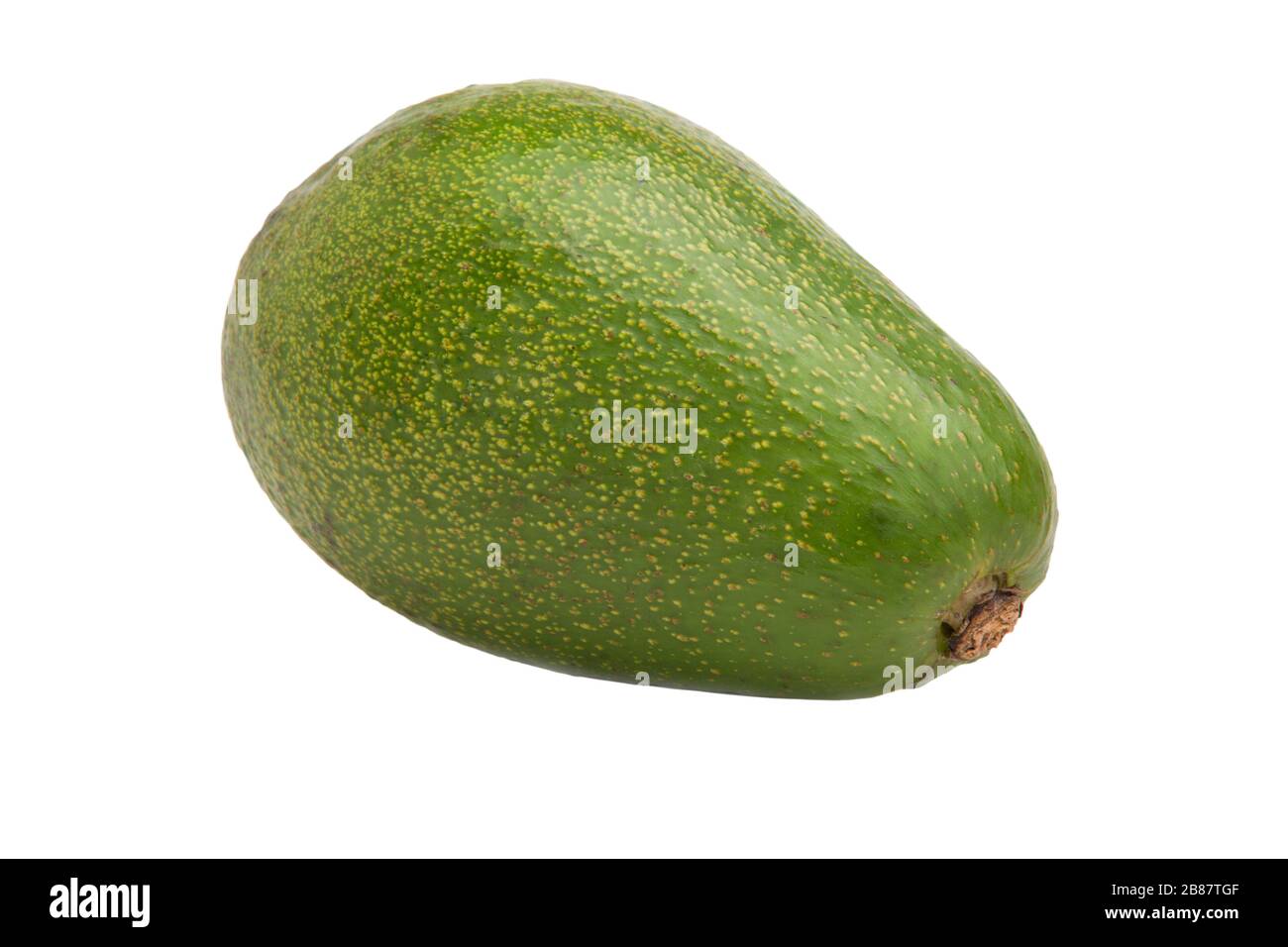 immagine uva avocado vegetale matura su sfondo bianco Foto Stock