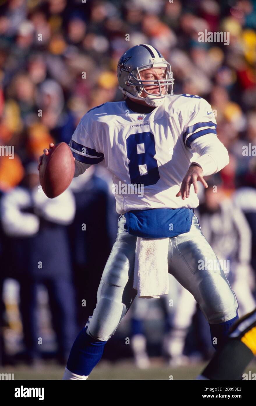 Troy Aikman dei Dallas Cowboys Foto Stock