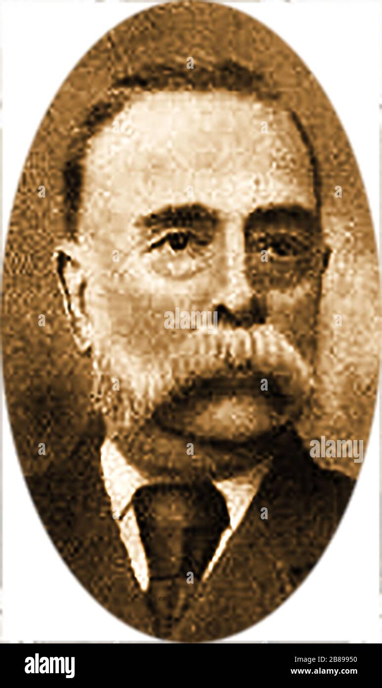 Huddersfield Industrial Society. A Ritratto di William Ashworth (Direttore nel 1860) Foto Stock