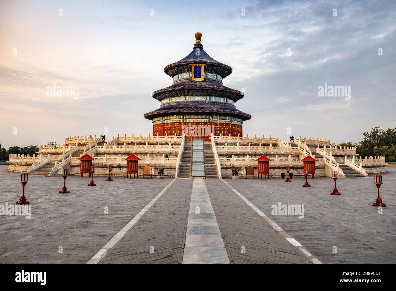 Tempio del Cielo a Pechino in Cina Foto Stock