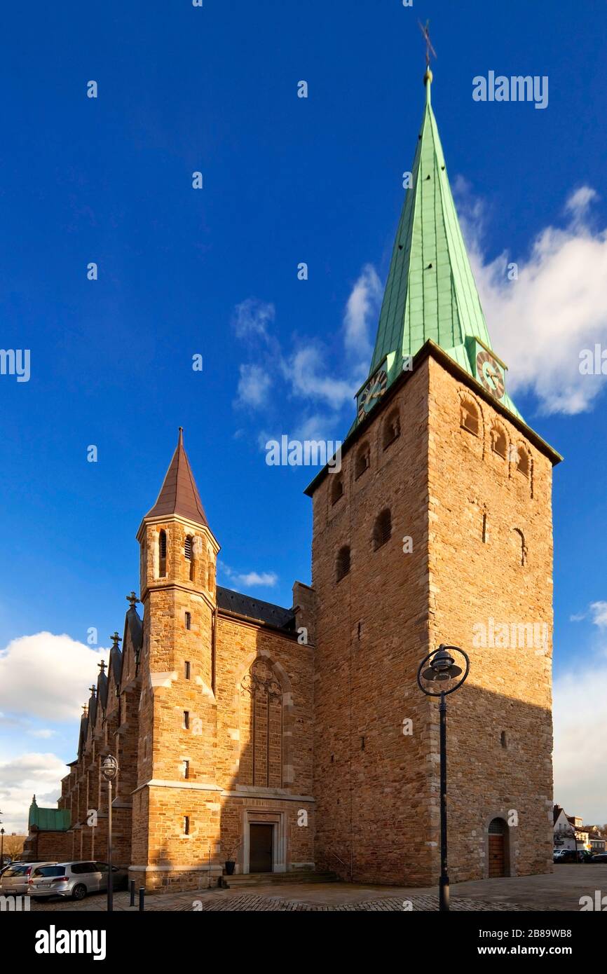 Chiesa cattolica di San Maurizio a Niederwenigern, Germania, Renania Settentrionale-Vestfalia, Ruhr Area, Hattingen Foto Stock