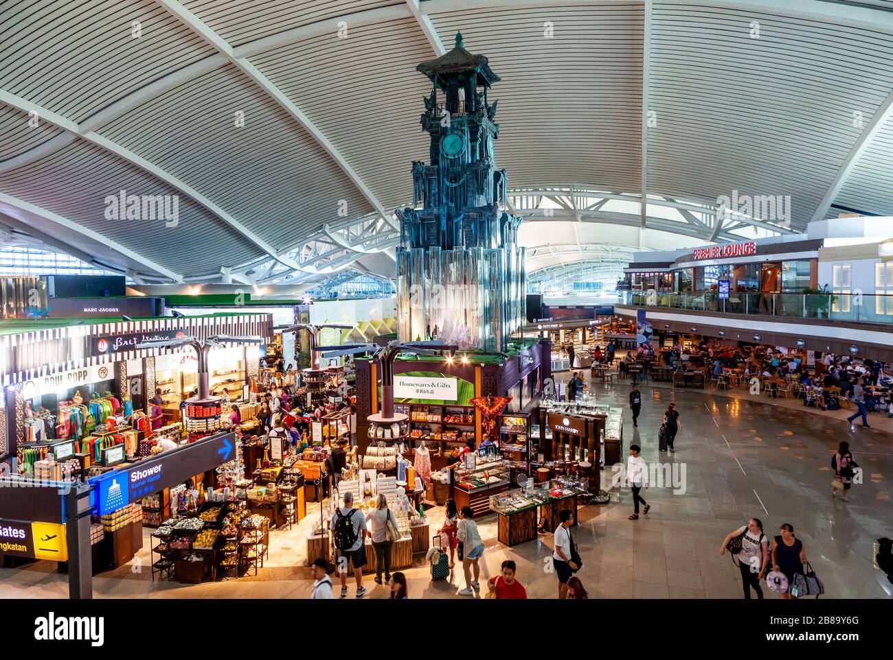 Aeroporto Internazionale di Ngurah Rai (Denpasar), Bali, Indonesia. Foto Stock