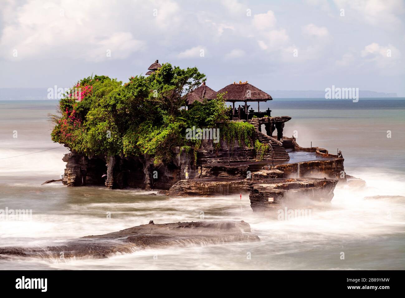 Dal Tempio Tanah Lot, Bali, Indonesia. Foto Stock