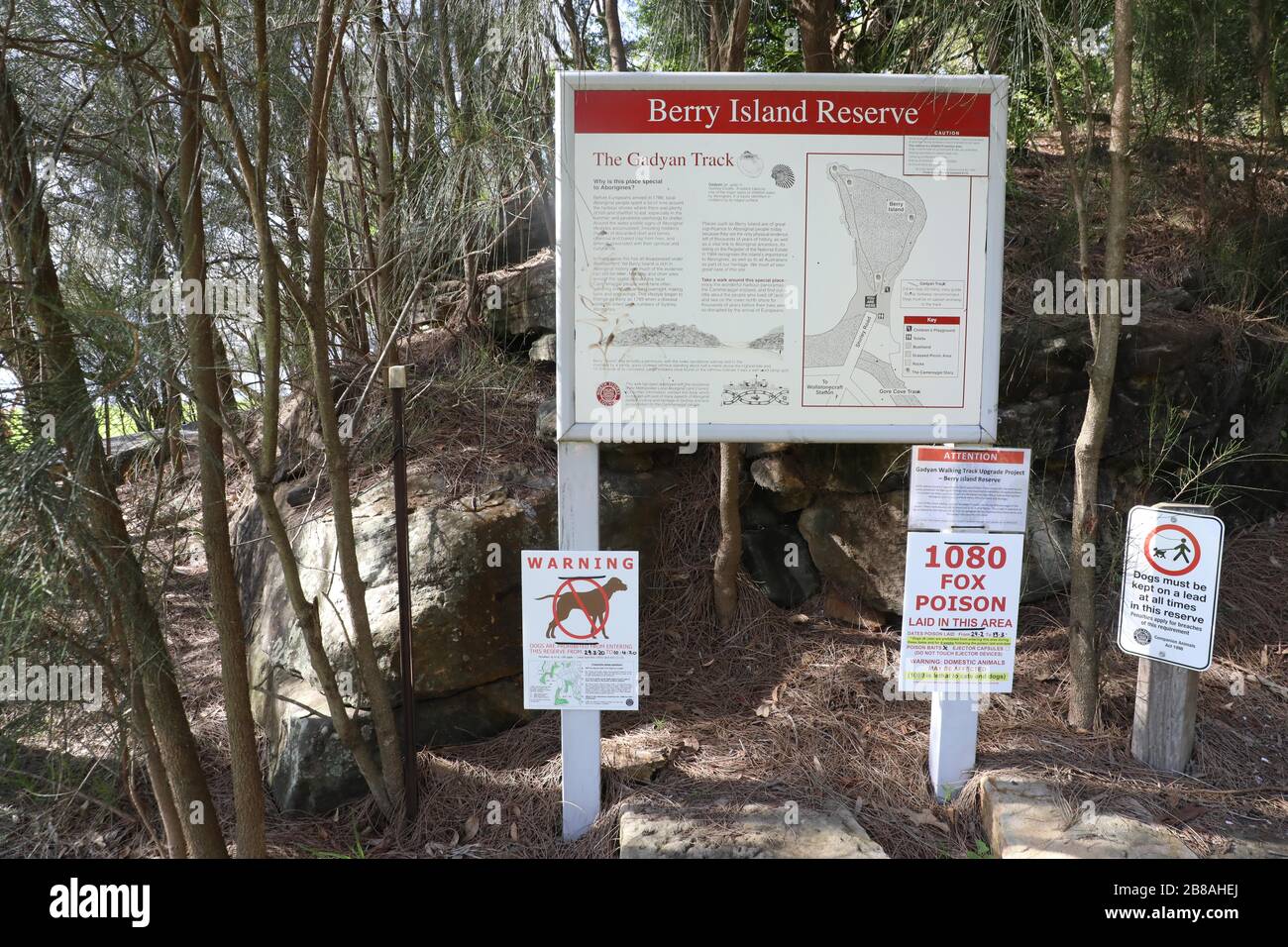 Berry Island Reserve, Wollstonecraft, Sydney, Australia Foto Stock