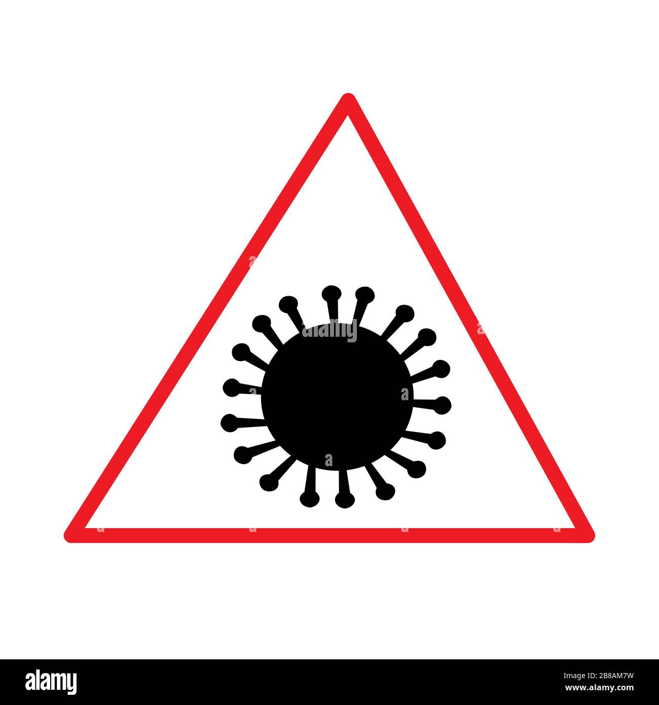 arrestare il vettore di illustrazione del coronavirus epidemico del virus Illustrazione Vettoriale