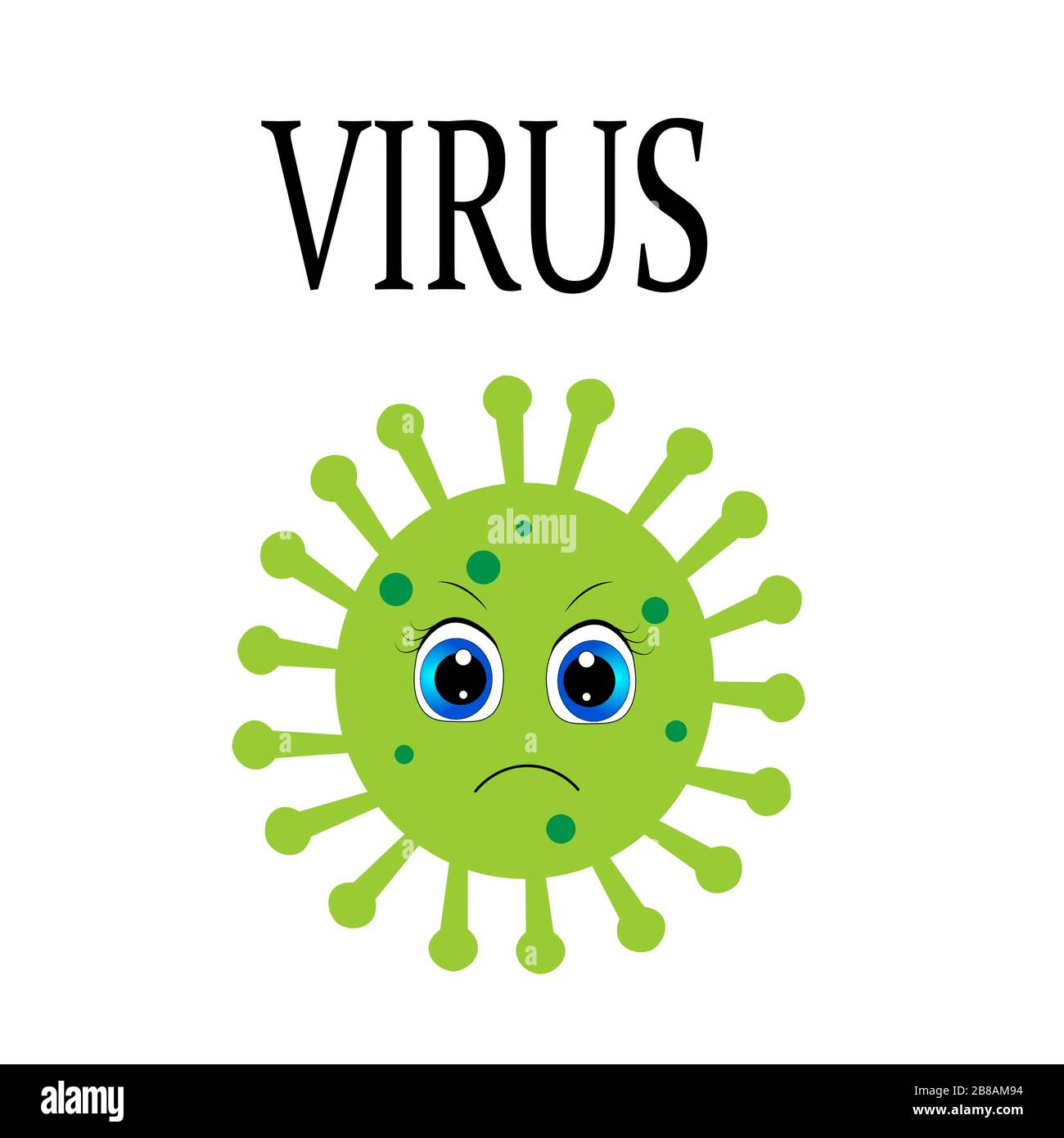 arrestare il vettore di illustrazione del coronavirus epidemico del virus Illustrazione Vettoriale