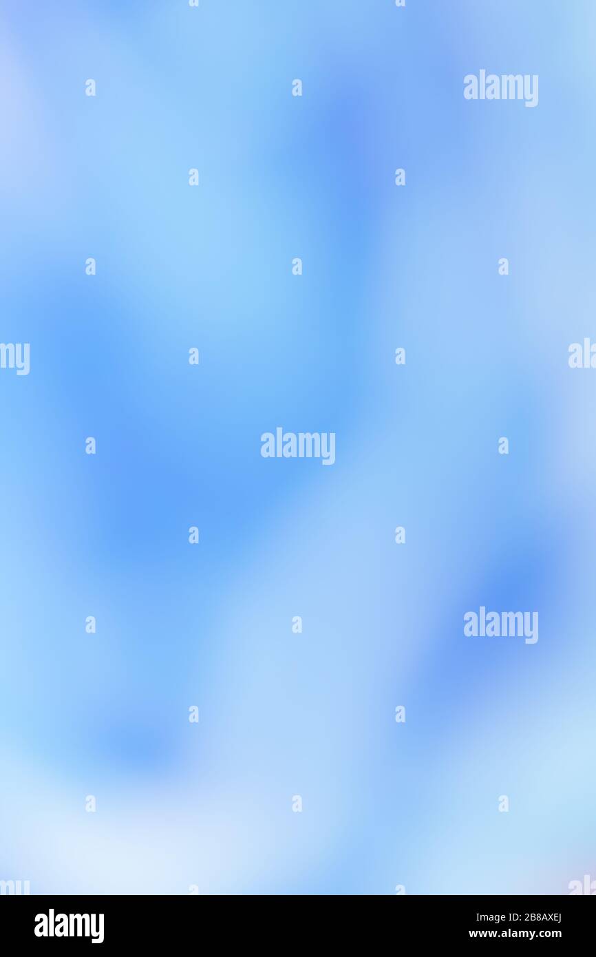Immagine verticale di uno sfondo blu chiaro per smartphone Foto Stock