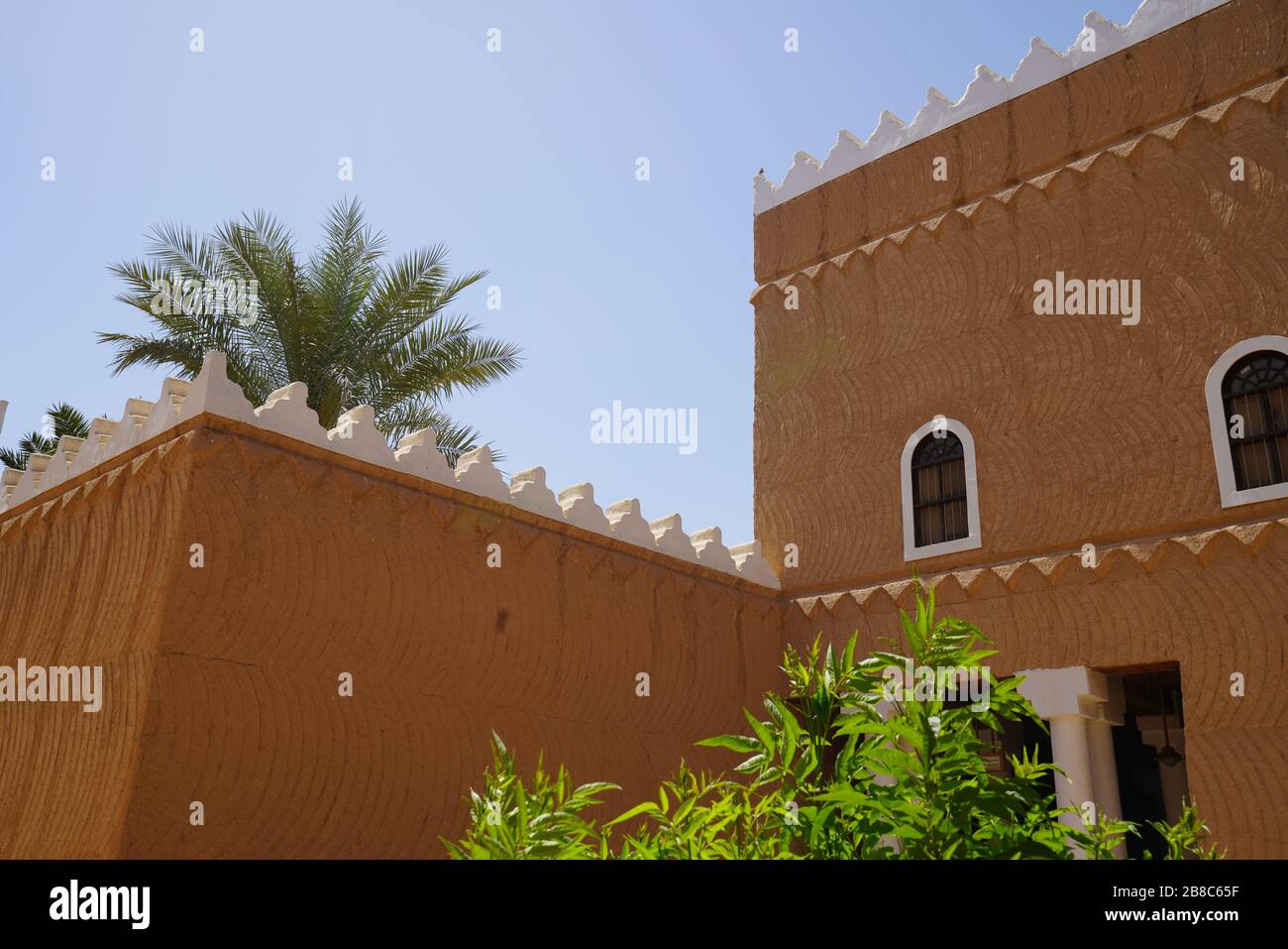 Riyadh - Riyadh / Arabia Saudita - Marzo 07 2020: Vista del Murabba Palace Qasr al Murabba è edificio storico Foto Stock