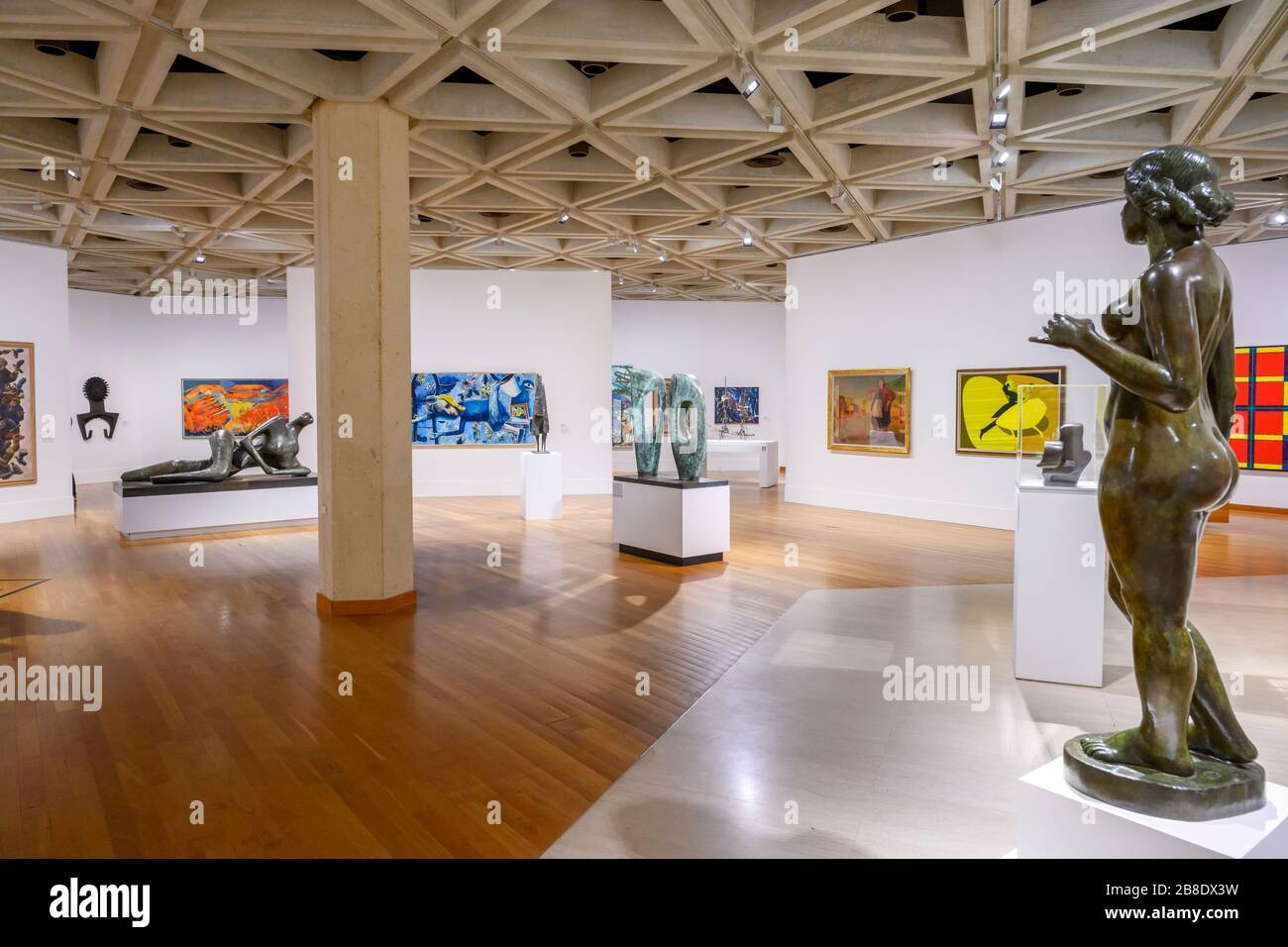 Interno della Galleria d'Arte dell'Australia Occidentale, Perth, Australia Occidentale, Australia Foto Stock