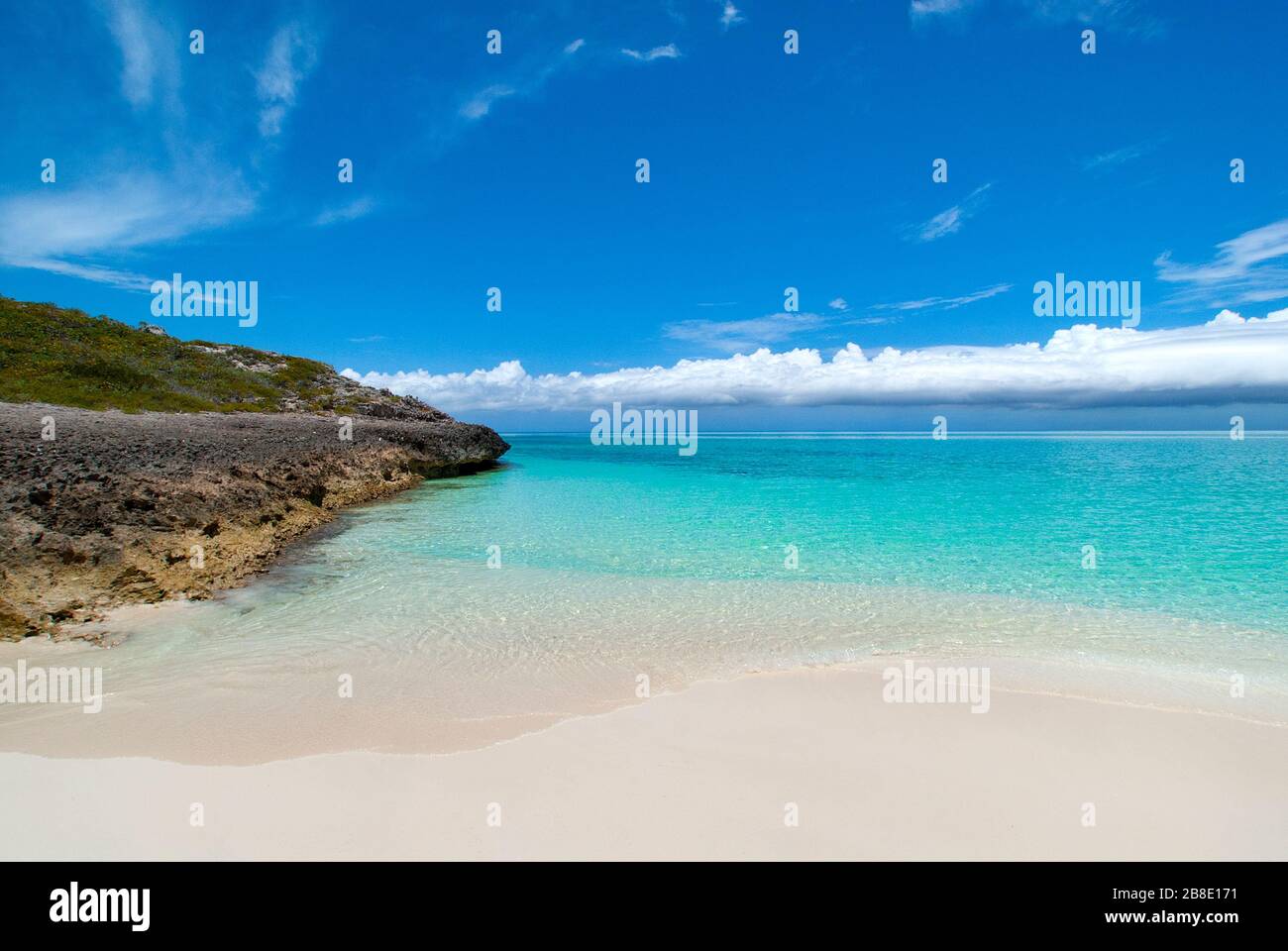 Spiaggia di Playa Pilar, Cayo Guillermo, Ciego de Ávila, Cuba Foto Stock