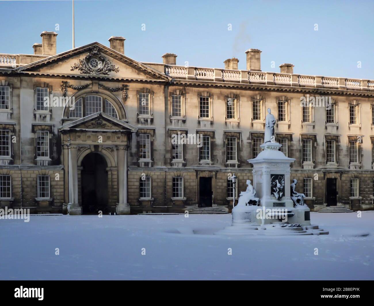 Cambridge River Cam scena invernale Foto Stock