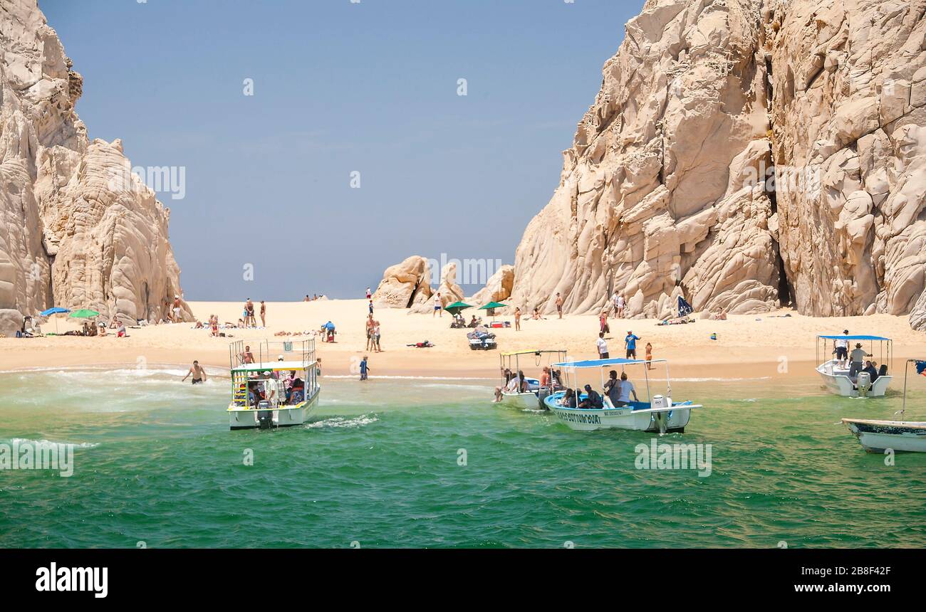 Lovers' Beach, Cabo San Lucas, Baja California sur, Messico Foto Stock