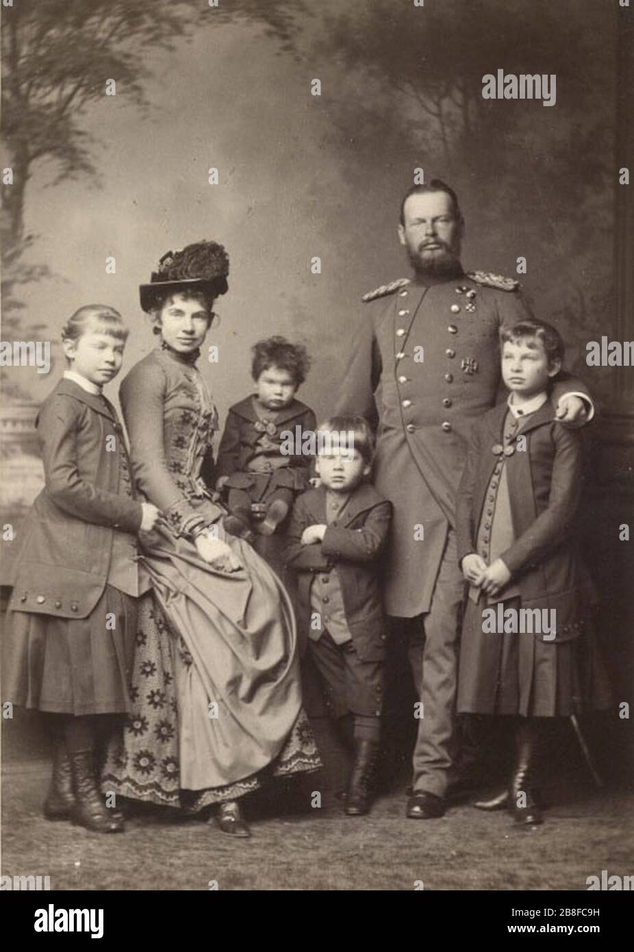Gisela Austria Leopold Bayern bambini. Foto Stock