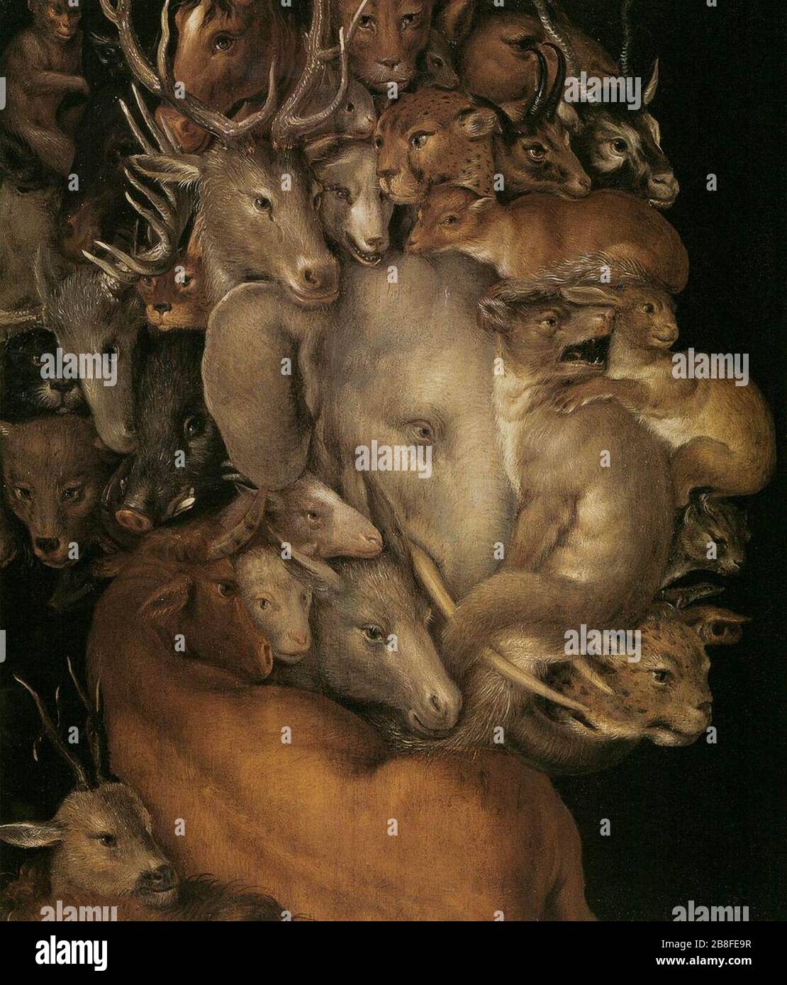 Giuseppe Arcimboldo - Terra (dettaglio) Foto Stock