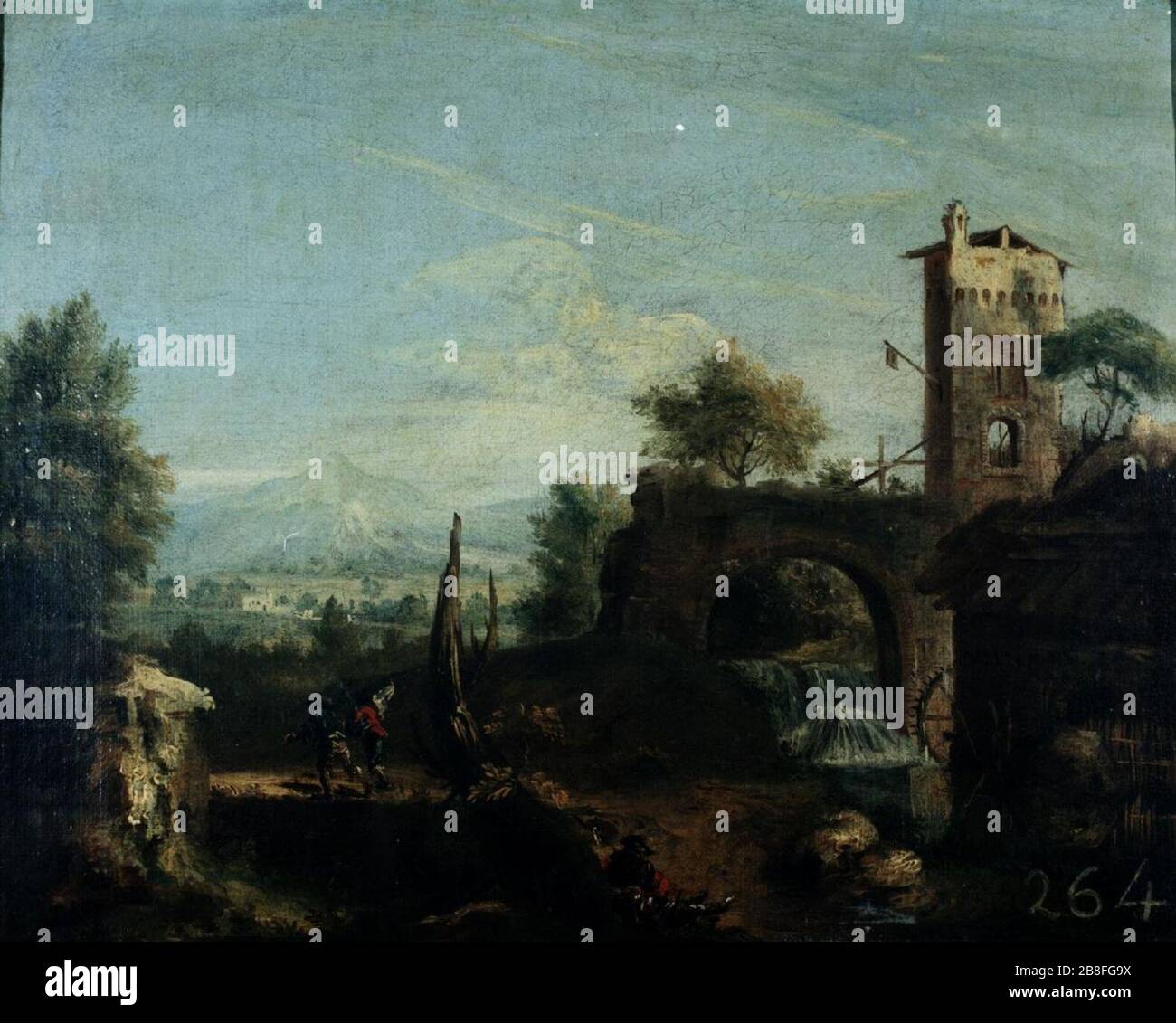 Giuseppe zais-paisaje. Foto Stock