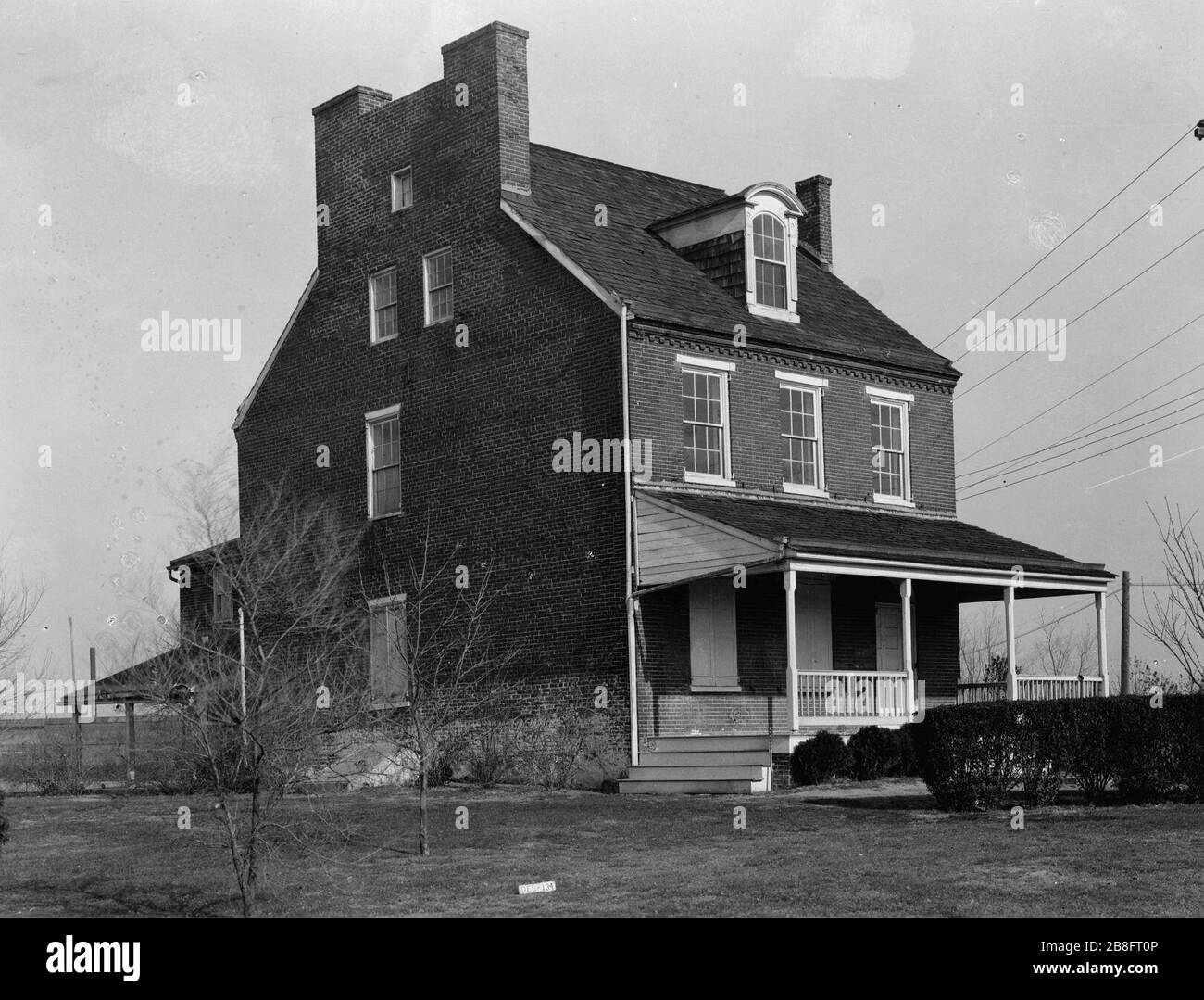 Glebe House, Sixth Street a est della Route 9, New Castle, New Castle County, DE Nov 1936. Foto Stock