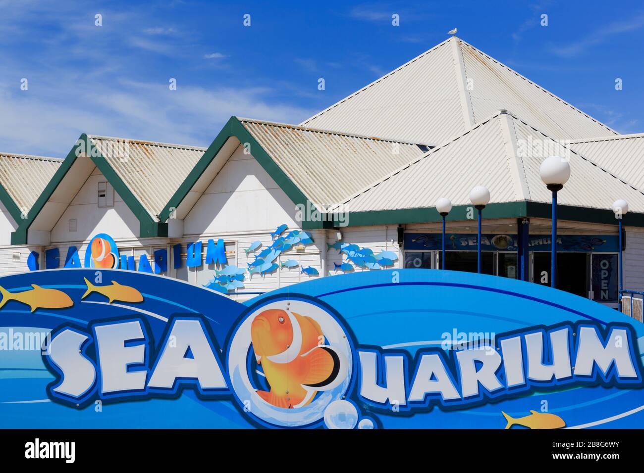 Sea Aquarium, Weston-super-Mare, Somerset County, Inghilterra, Regno Unito Foto Stock