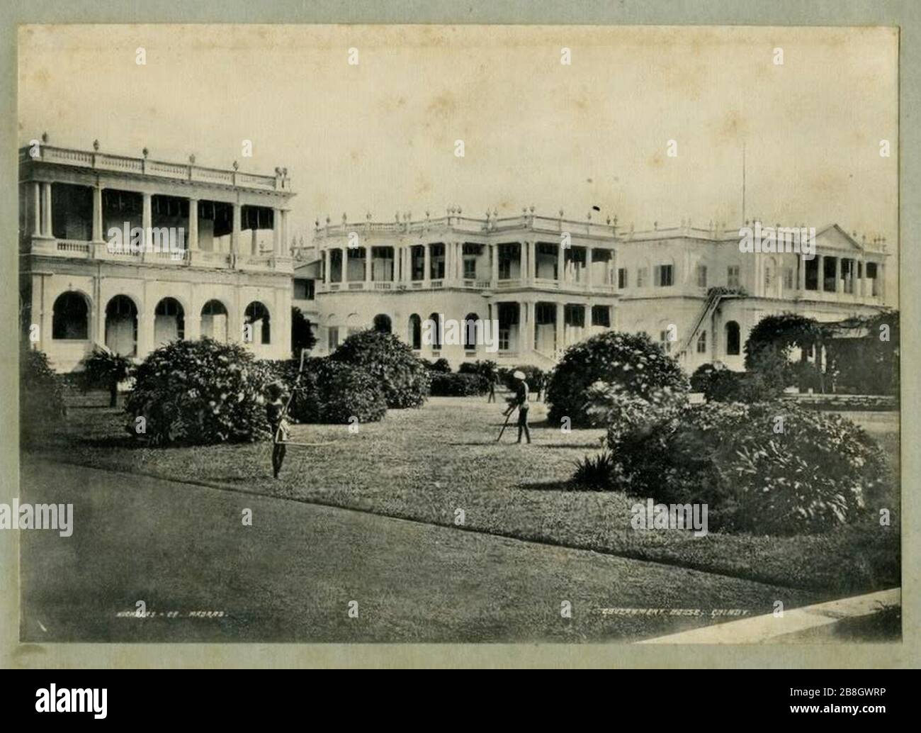 Governo Casa Guindy (c. 1890). Foto Stock