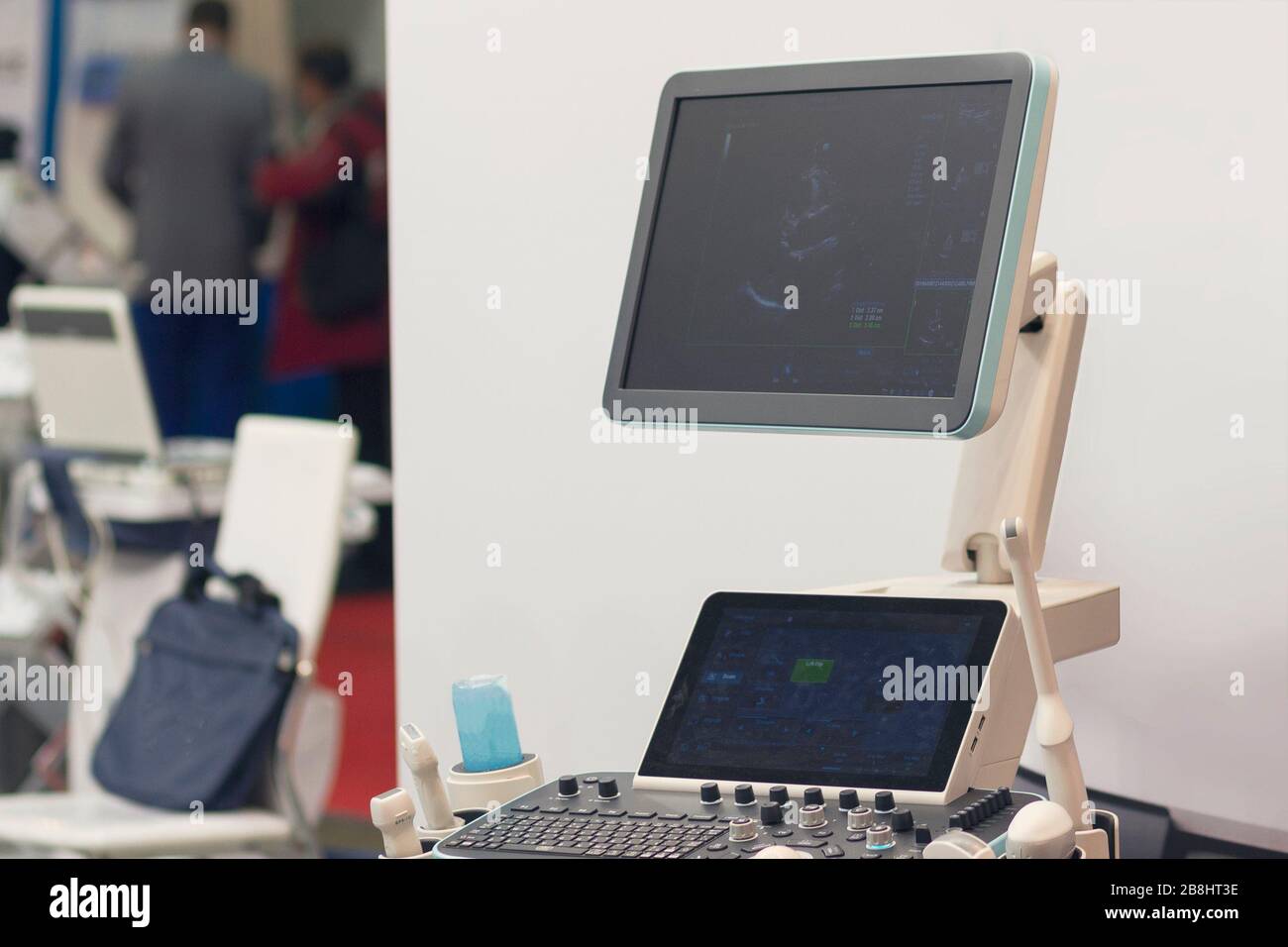 Attrezzature mediche nella sala espositiva. Medicina Foto Stock