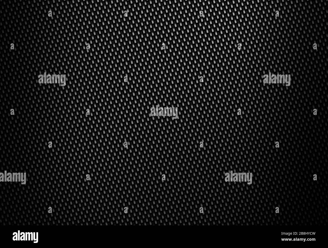 Sfondo in fibra di carbonio, struttura scura Foto Stock