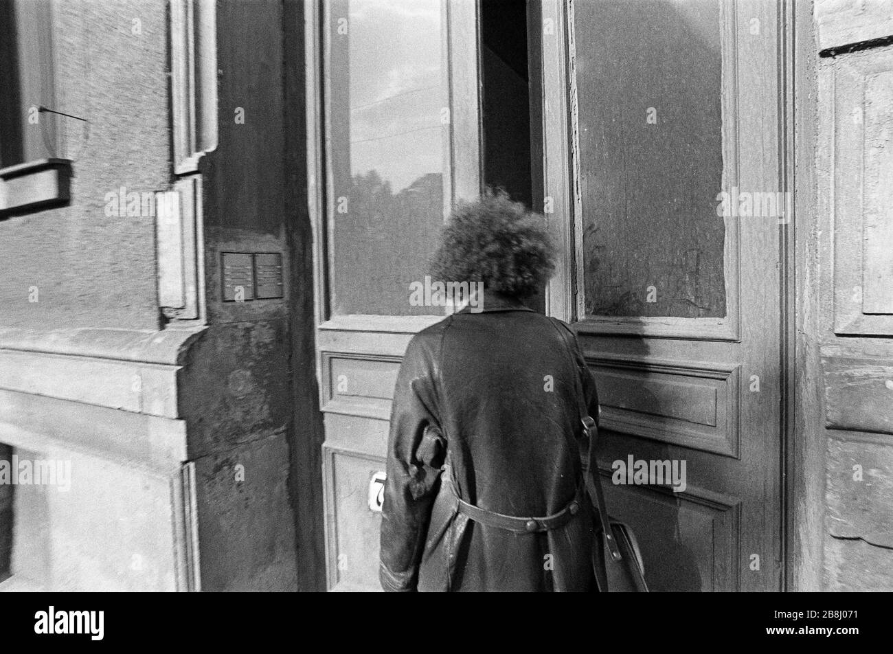 Friedrich-Ebert-Strasse, Lipsia, Germania Est, inizio settembre 1989. Foto Stock