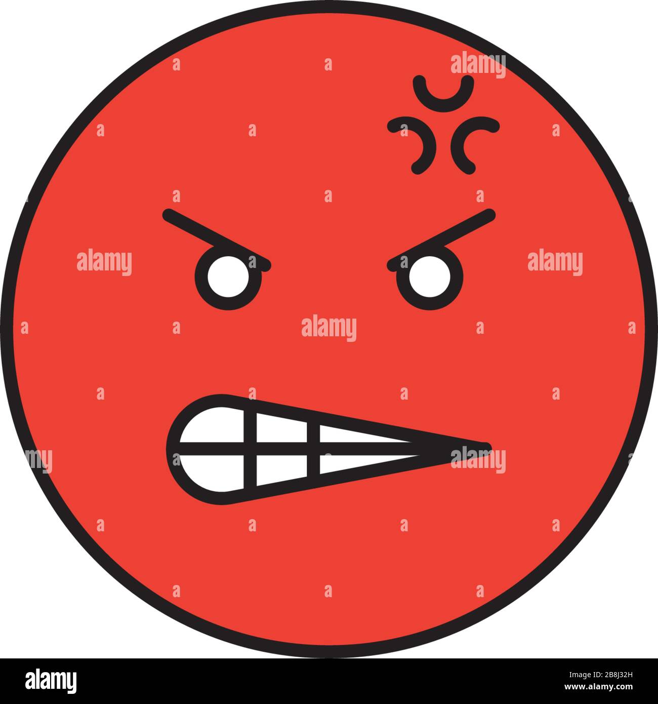 Emoticon Angry Immagini E Fotos Stock Alamy
