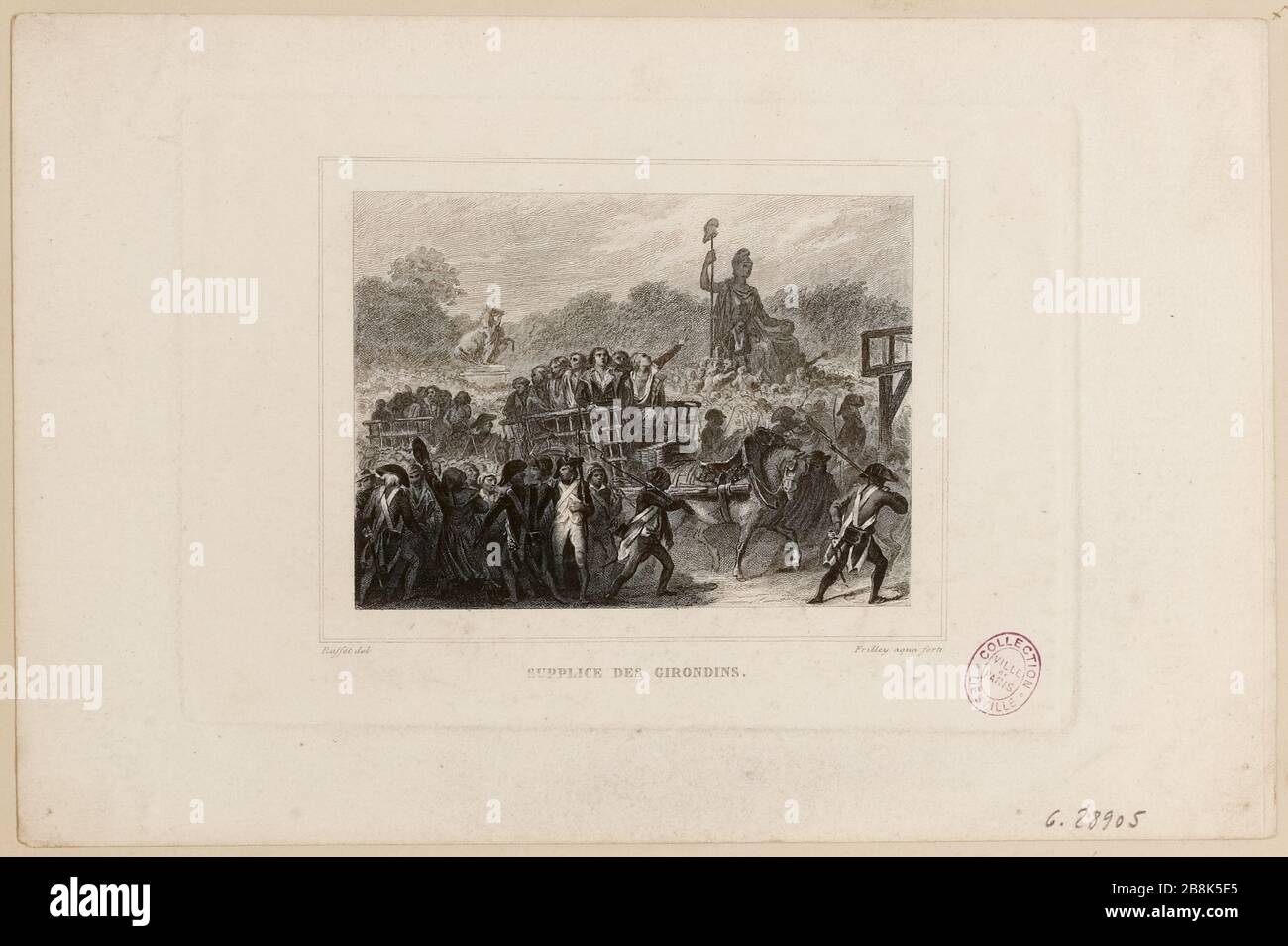 Esecuzione Girondini. (TI) Foto Stock