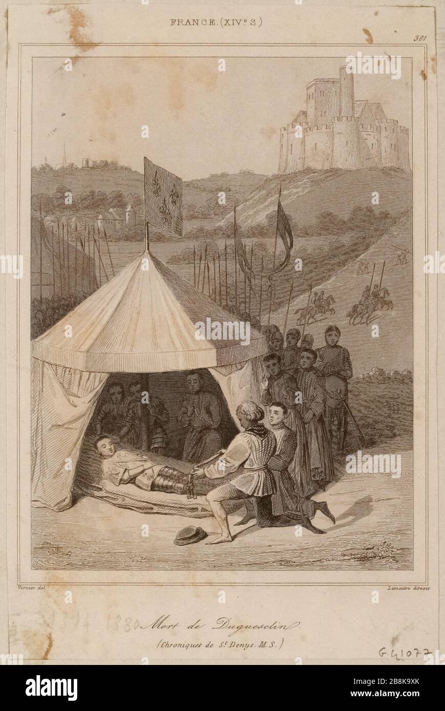Decesso di Duguesclin (ti) Foto Stock