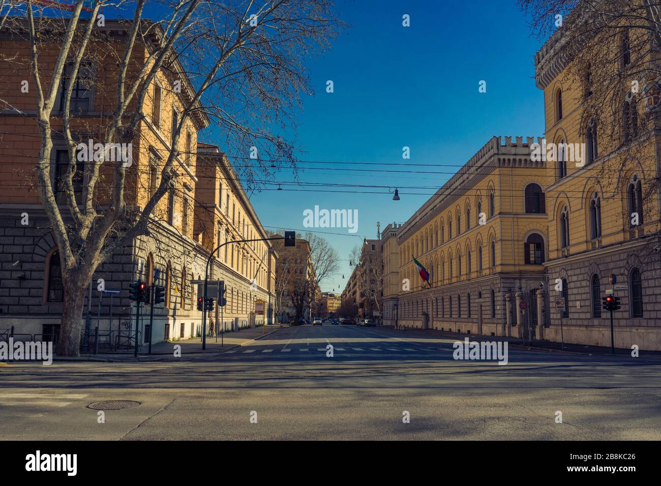 Quartiere Prati, Roma (Roma al tempo di Covid 19) Foto Stock