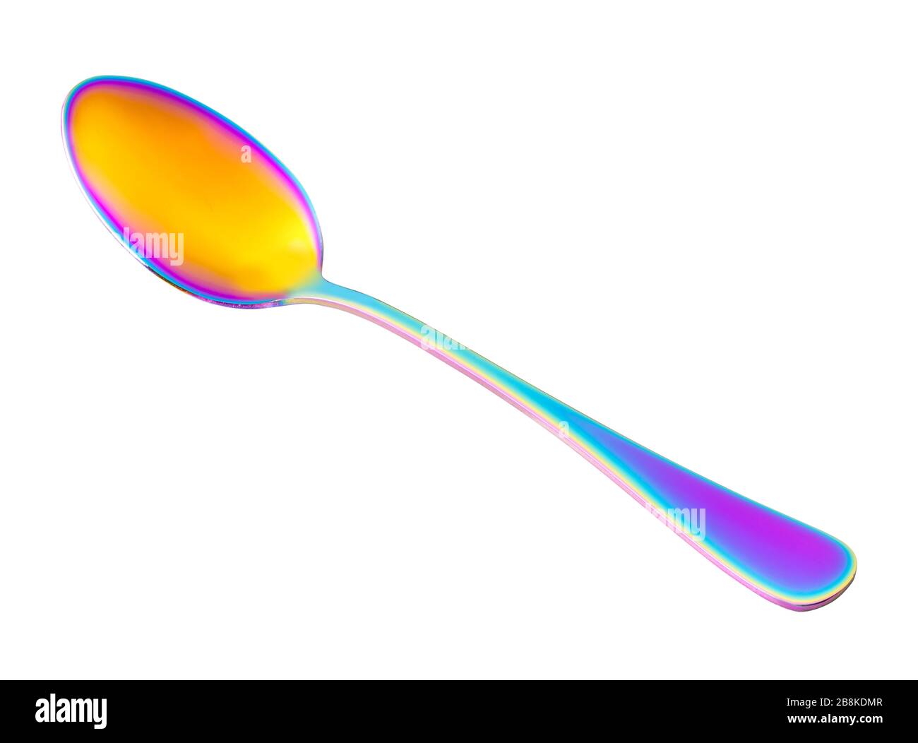 Cucchiaio multicolore. Foto Stock