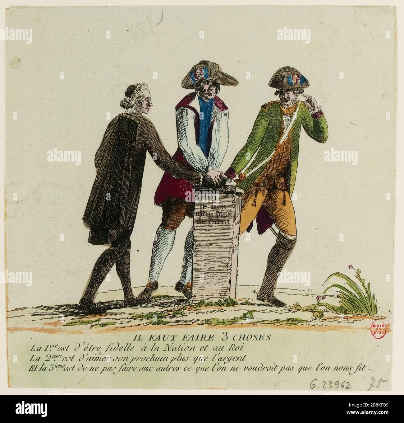 Dobbiamo fare 3 cose. (IT) Foto Stock