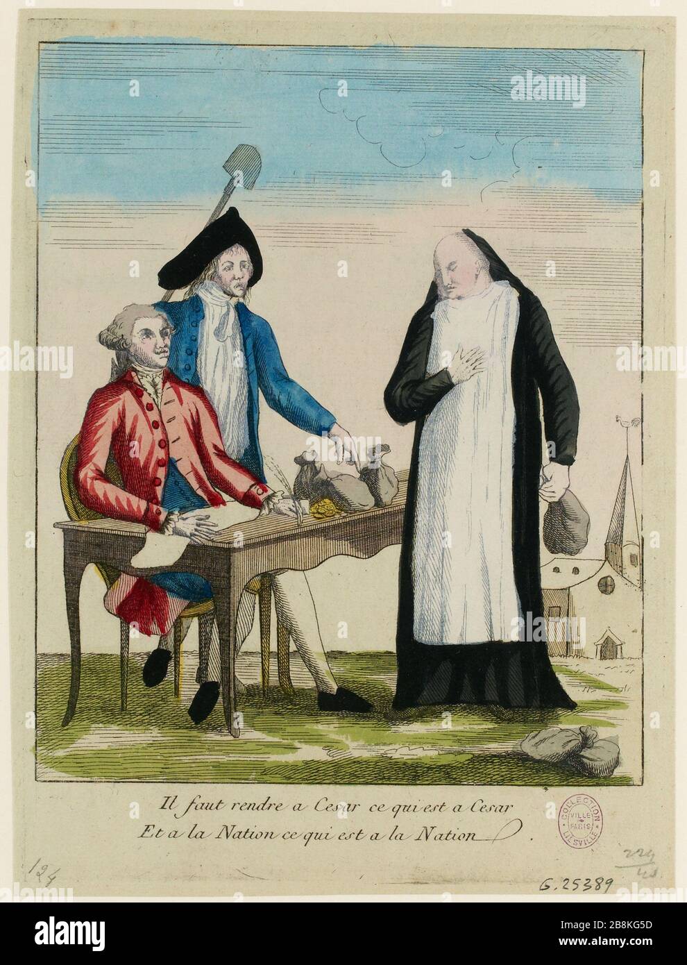 Dobbiamo arrivare a Cesar ciò che è Cesar / e la nazione che è una nazione. (IT) Foto Stock