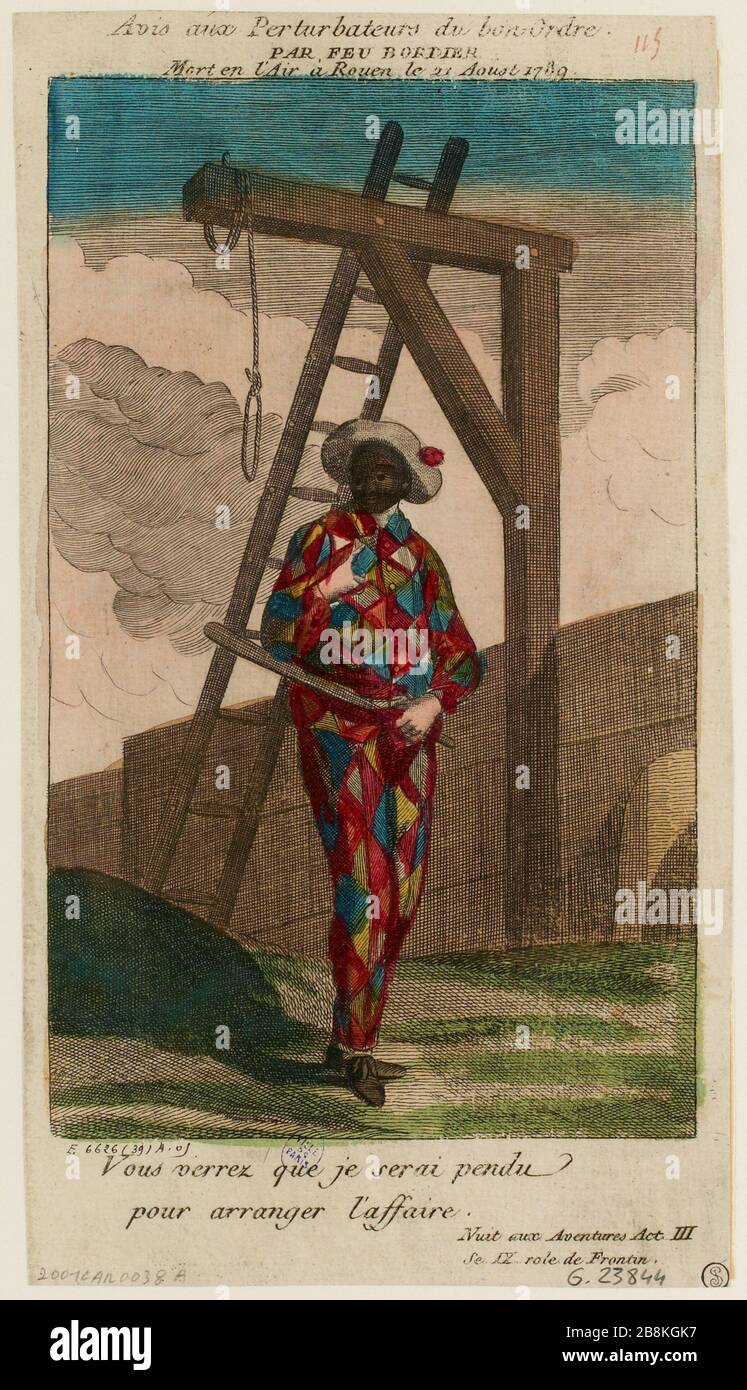 Avviso ai disruptori buon ordine [...] (TI) Foto Stock